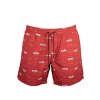 KARL LAGERFELD BEACHWEAR Perfektné Pánske Plavky Červená (Veľkosť S, Farba červená)