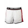 KARL LAGERFELD BEACHWEAR Perfektné Pánske Plavky Biela
