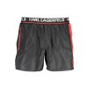 KARL LAGERFELD BEACHWEAR Perfektné Pánske Plavky Čierna (Veľkosť S, Farba čierna)
