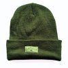 Lee Cooper Zimná Úpletová Čiapka s vnútorným Fleecom Unisex army (Farba zelená)