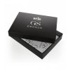 GROSSO Kožená pánska matná peňaženka čierna RFID so zápinkou v krabičke