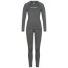 KIRKJUBOUR® Hafjall Perfektné Dámske Termoprádlo set 2 kusy šedé (Veľkosť XS, Farba Šedá)