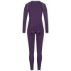 KIRKJUBOUR® Hafjall Perfektné Dámske Termoprádlo set 2 kusy fialové (Veľkosť XS, Farba Violet)