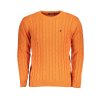 U.S. GRAND POLO Štýlový Pánsky Pulóver Oranžová (Veľkosť 2XL, Farba oranžová)