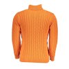 U.S. GRAND POLO Štýlový Pánsky Pulóver Oranžová (Veľkosť 2XL, Farba oranžová)