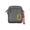 AERONAUTICA MILITARE Praktická Pánska Crossbody Taška 19X23X7 cm Šedo Zelená