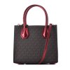 Dámska Kabelka MICHAEL KORS 22X19X10CM 35H3GM9M2B-CRIMSON