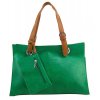 Moderná dámska kabelka cez rameno zelená