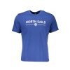 North Sails Perfektné Pánske Tričko Krátky Rukáv Modrá