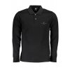 U.S. GRAND POLO Us Grand Polo Polo Maniche Lunghe Uomo Nero