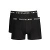 TRUSSARDI Perfektné Pánske Boxerky Čierna (Veľkosť M, Farba čierna)