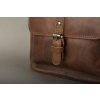 Pánska Kožená Taška cez rameno Buffalo Pull-Up Vintage Leather 29x29x13cm hnedá