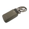Kožená Taška cez rameno na smartfón unisex Hunter 20x13cm šedá (Farba šedá)