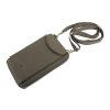 Kožená Taška cez rameno na smartfón unisex Hunter 20x13cm šedá