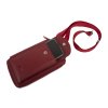 Kožená Taška cez rameno na smartfón unisex Hunter 20x13cm červená