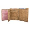 Pánska Peňaženka Vegánsky Korok dariya® Udržateľná 9,5x12cm hnedá (Farba Hnedá)