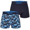 Prémiové Pánske Trenky Lonsdale 2ks modré camo