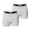 Prémiové Pánske Boxerky Lonsdale 2ks šedé (Veľkosť S, Farba Biela)
