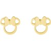 Disney detské náušnice Minnie Mouse pozlátená oceľ E600181YL-B.SK