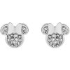 Detské náušnice Disney Minnie Mouse oceľ E600177RWL-B.SK