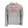 NORWAY 1963 Perfektná Pánska Mikina Šedá (Veľkosť 2XL, Farba šedá)