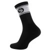 Stark Soul® Retro Look Crew Perfektné Pánske Retro Ponožky 3 páry čierne (Veľkosť 39 - 42, Farba čierna)