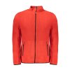 NORWAY 1963 Perfektná Pánska Mikina na zips Červená (Veľkosť M, Farba červená)