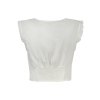 GUESS JEANS Guess Jeans Top Donna Bianco (Veľkosť XS, Farba Biela)