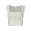GUESS JEANS Guess Jeans Top Donna Bianco (Veľkosť XS, Farba Biela)