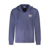 Pánska Mikina na zips Wrangler Modrá (Veľkosť S, Farba modrá)