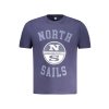 North Sails Perfektné Pánske Tričko Krátky Rukáv Modrá
