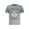 North Sails Perfektné Pánske Tričko Krátky Rukáv Zelená