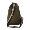 Bodybag Batoh Kožená Taška cez rameno Crossover City Backpack 40x20cm oliva