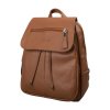 Noblesný Unisex Voľnočasový Batoh Dariya® 29x25x17cm hnedá (Farba Hnedá)