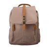 Voľnočasový Batoh s chlopňou a popruhom na zapínanie Dariya® 30x25x16cm dusty/camel (Farba Camel)