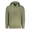 Pánska Mikina bez zipsu Tommy Hilfiger Zelená (Veľkosť S, Farba zelená)