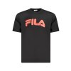 Fila Perfektné Pánske Tričko Krátky Rukáv Čierna (Veľkosť S, Farba čierna)