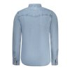 GUESS JEANS Štýlová Pánska Košeľa Svetlo modrá (Veľkosť M, Farba modrá)