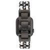 Steve Madden Kombinovaný remienok z ocele a vegánskej kože pre Apple Watch 38/40/41 WS/1001BKWT424445
