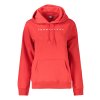 Dámska Mikina bez zipsu Tommy Hilfiger Červená (Veľkosť XS, Farba červená)