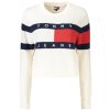 Tommy Hilfiger Štýlový Dámsky Pulóver Biela (Veľkosť XS, Farba Biela)