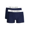 TRUSSARDI Perfektné Pánske Boxerky Modrá (Veľkosť L, Farba modrá)