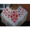 SHAWL FLAMENCO WOMAN PGBL42 (140 CM )