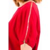 LOVE MOSCHINO Štýlové Dámske Krátke Šaty Červená (Veľkosť 44, Farba červená)