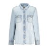 GUESS JEANS Štýlová Dámska Košeľa Svetlo modrá (Veľkosť XS, Farba modrá)