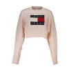 Tommy Hilfiger Štýlový Dámsky Pulóver Ružová (Veľkosť 2XS, Farba ružová)