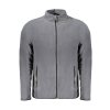 NORWAY 1963 Perfektná Pánska Mikina na zips Šedá (Veľkosť 2XL, Farba šedá)