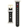 Anne Klein Remienok silikónový čierno-krémový pre Apple Watch 38/40/41 WK/1082BKCH38