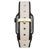 Anne Klein Silikónový remienok krémovej a čiernej farby pre Apple Watch 38/40/41 WK/1082IVCH38