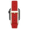 Anne Klein Silikónový remienok červený a krémový pre Apple Watch 38/40/41 WK/1082RDCH38